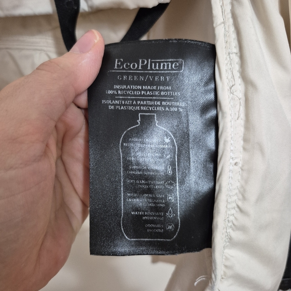 Bernardo Performance Women’s EcoPlume Cream Quilted Puffer Jacket – Size Small - Picture 7 of 9